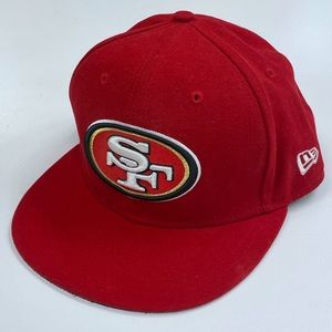 New Era San Francisco 49ers NFL Fitted Hat 7 1/4 59fifty Football